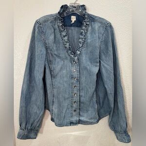 La Vie Rebecca Taylor Denim Top/Jacket